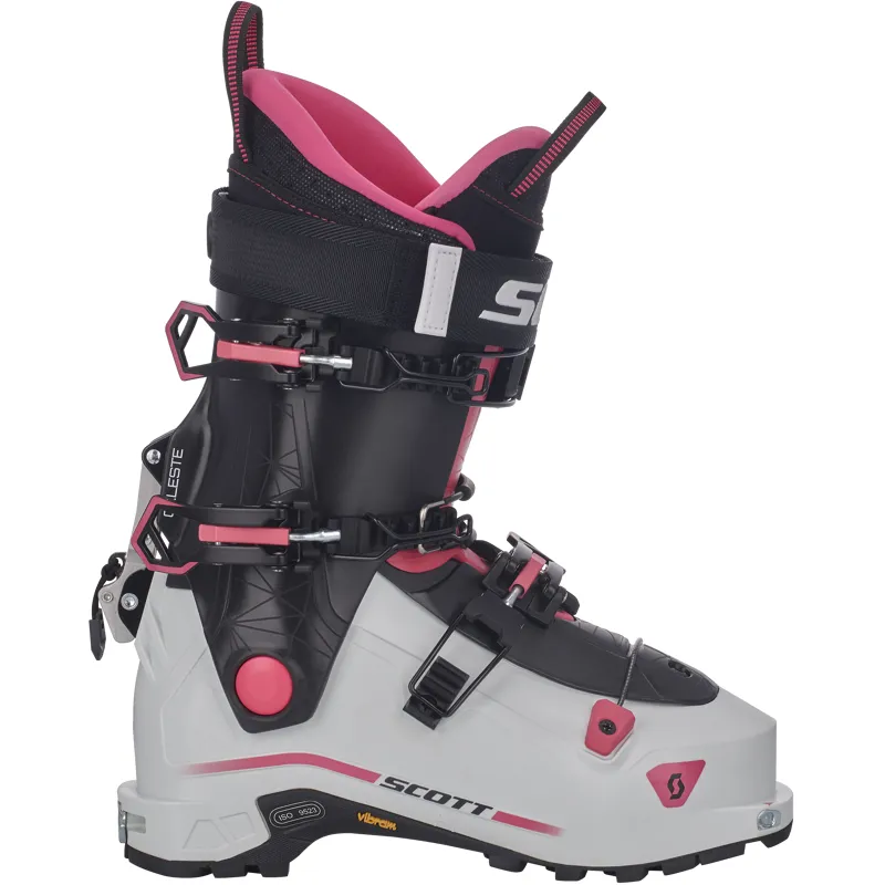 Scott Celeste White / Pink Women's Lightweight Ski Touring Boots